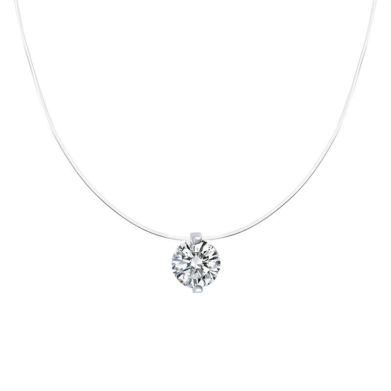 Women's necklace with sparkling crystal pendant Nin Boutique