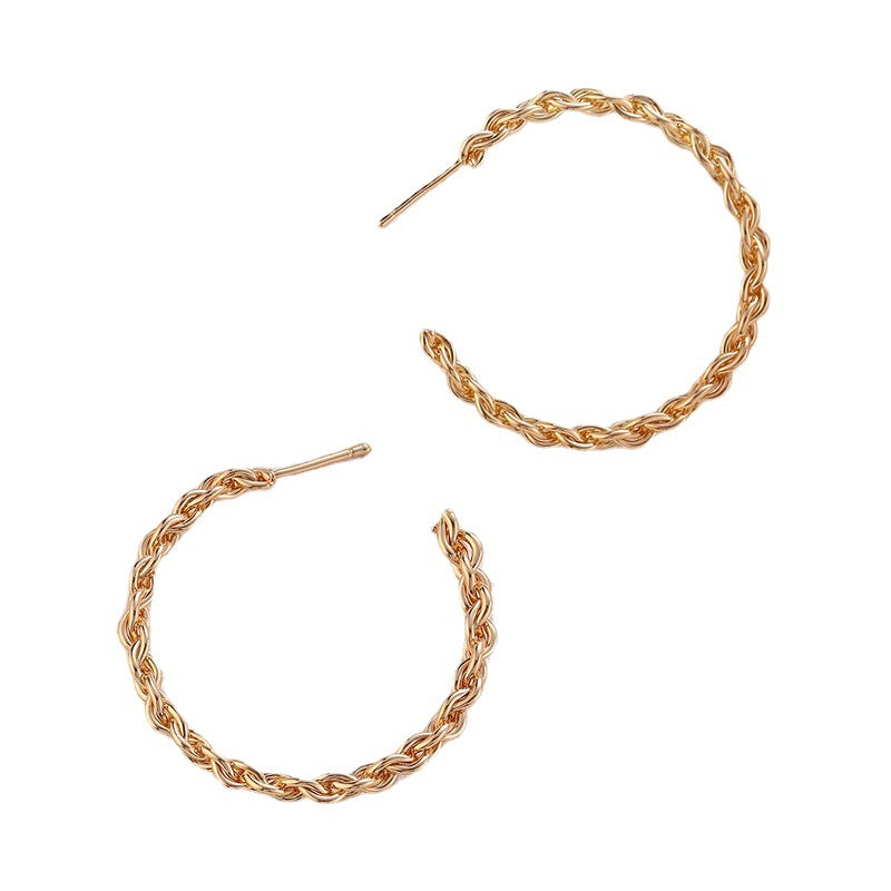 Women delicate and elegant hoops made from high-quality material Nin Boutique