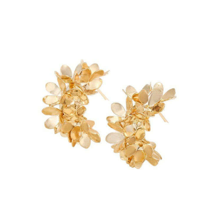 Women's earrings with floral, sparkling details Nin Boutique