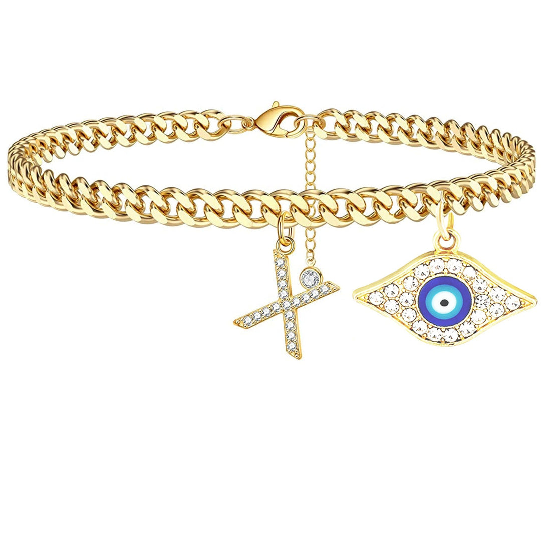 Women's anklet with protective charms Nin Boutique