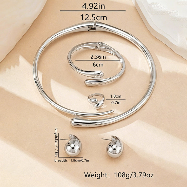 Ladies Open Cuff Bracelet with Elegant, Sculptural Design Nin Boutique