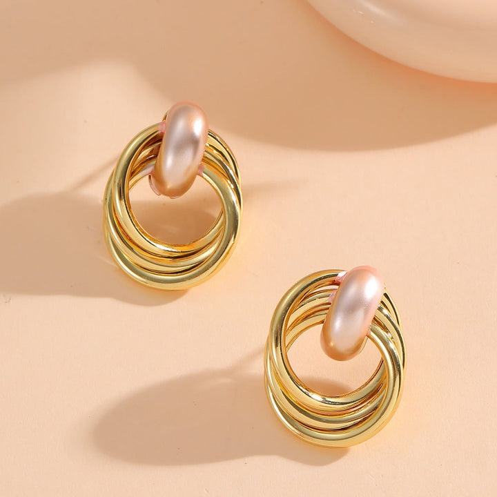 Women's earrings with elegant, layered design Nin Boutique