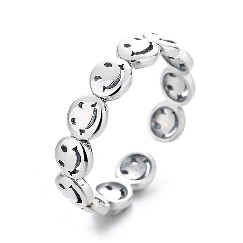 Ladies Ring with cheerful smiley motifs Nin Boutique
