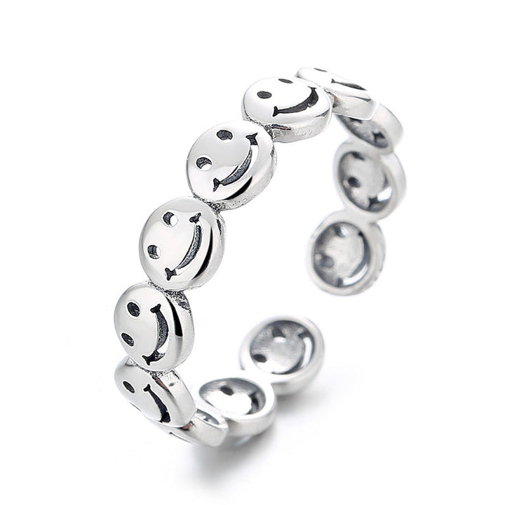 Ladies Ring with cheerful smiley motifs Nin Boutique