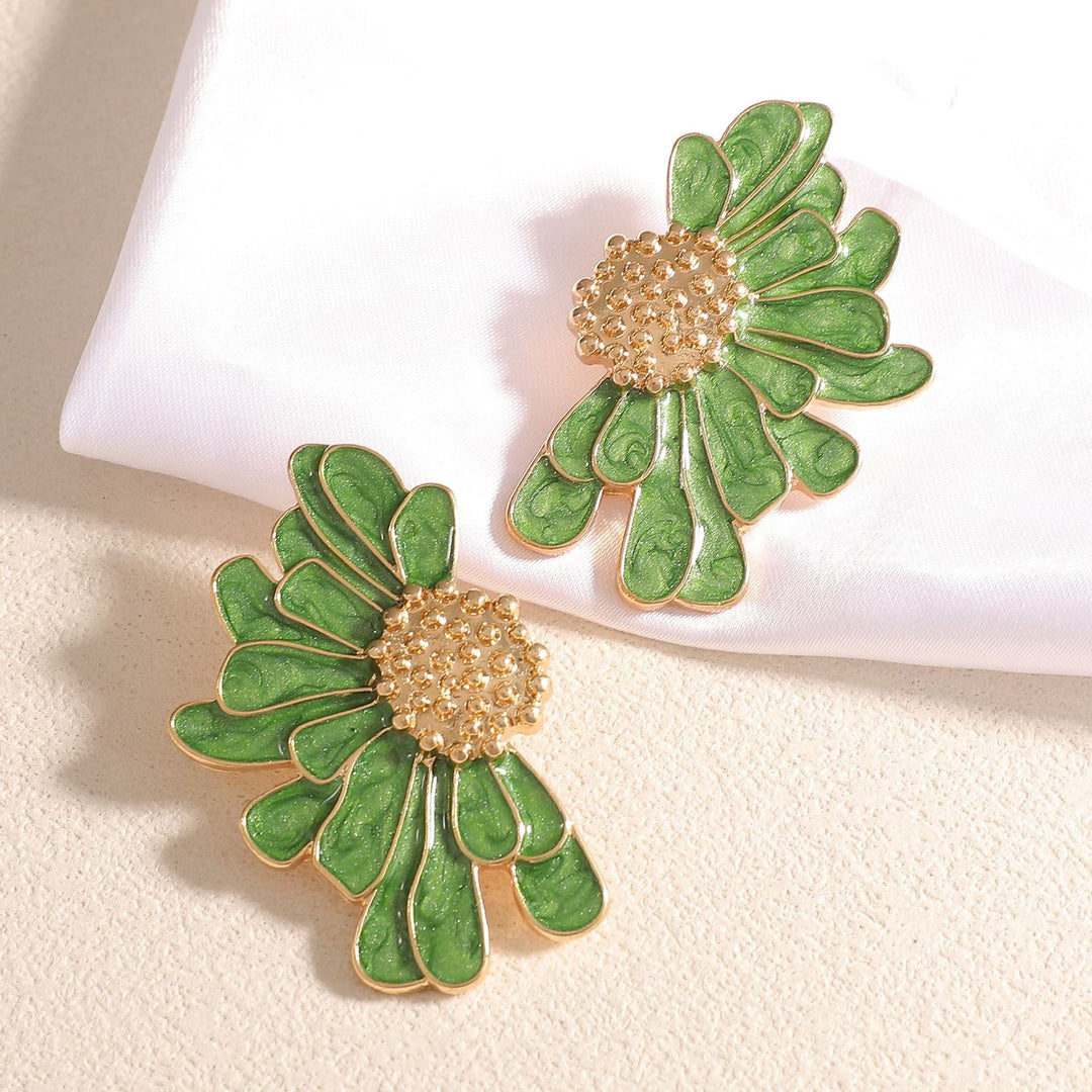 Women’s earrings in floral, artistic design Nin Boutique