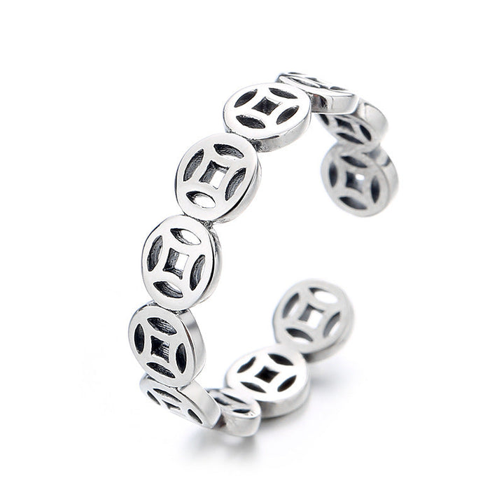 Women's Ring with modern, sculptural design Nin Boutique