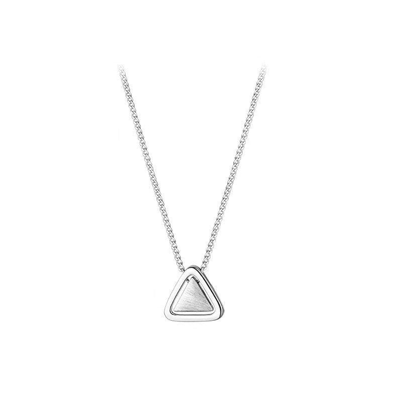 Women's necklace with geometric triangle pendant made of high-quality stainless steel Nin Boutique