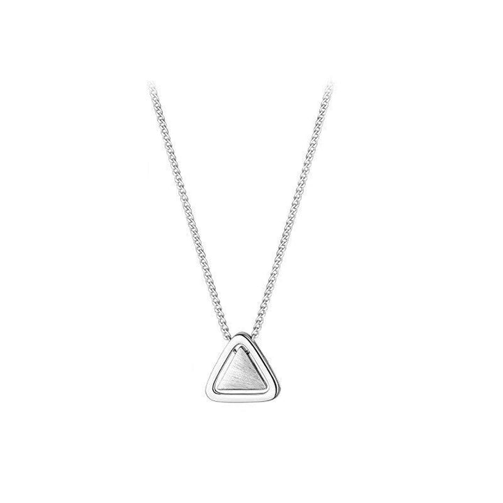 Women's necklace with geometric triangle pendant made of high-quality stainless steel Nin Boutique