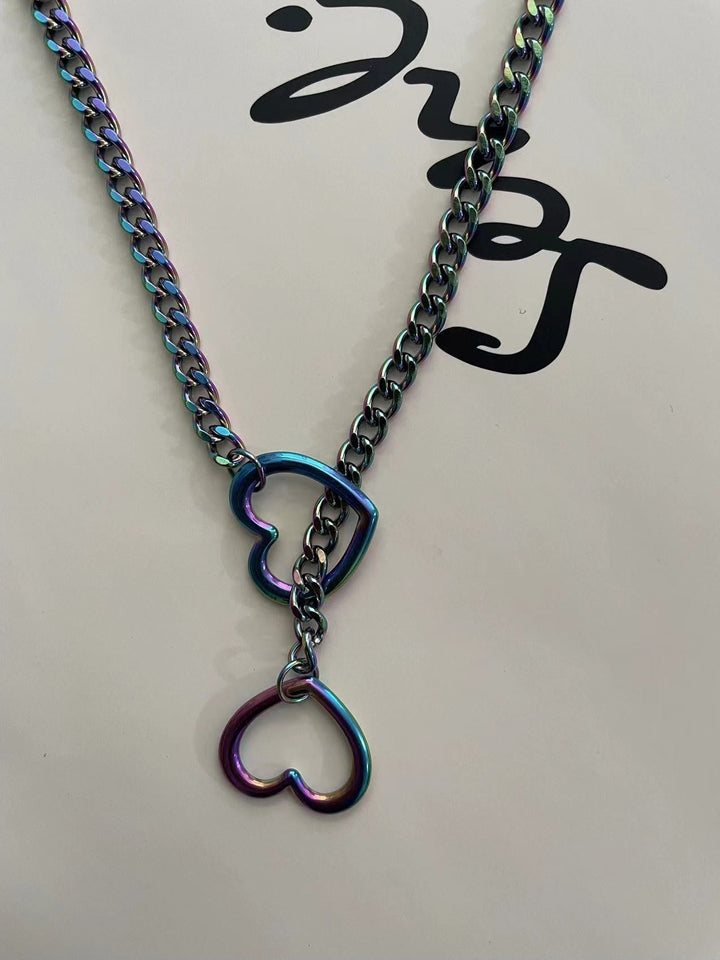 Ladies ankle bracelet with heart pendant and elegant chain design Nin Boutique
