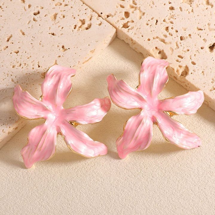 Women's earrings with artistic floral design Nin Boutique