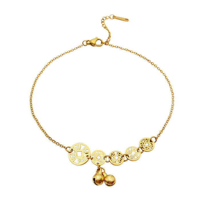Women's ankle bracelet with elegant charms Nin Boutique