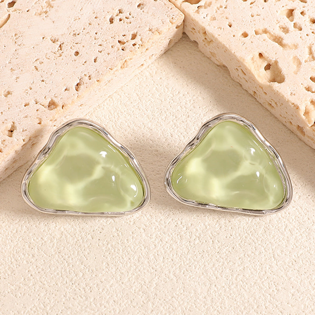 Women's stud earrings with intricate heart design Nin Boutique