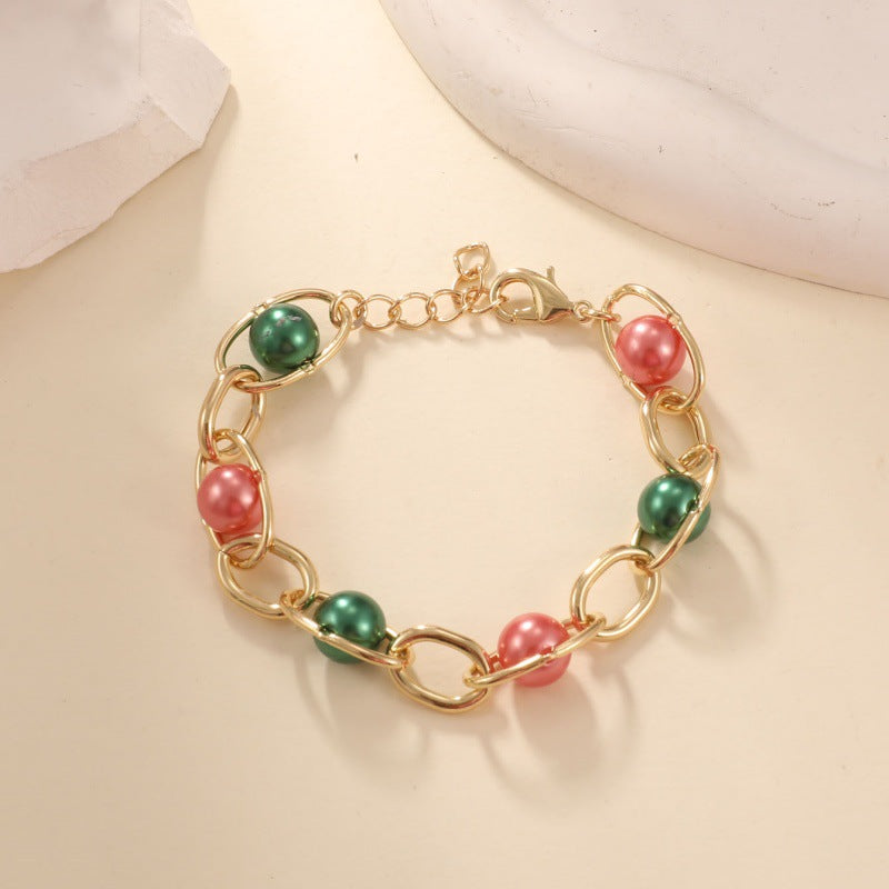 Women's bracelet with sparkling crystal beads Nin Boutique