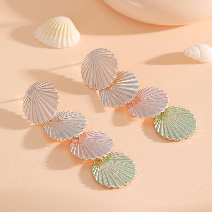 Women's earrings in nautical shell design Nin Boutique
