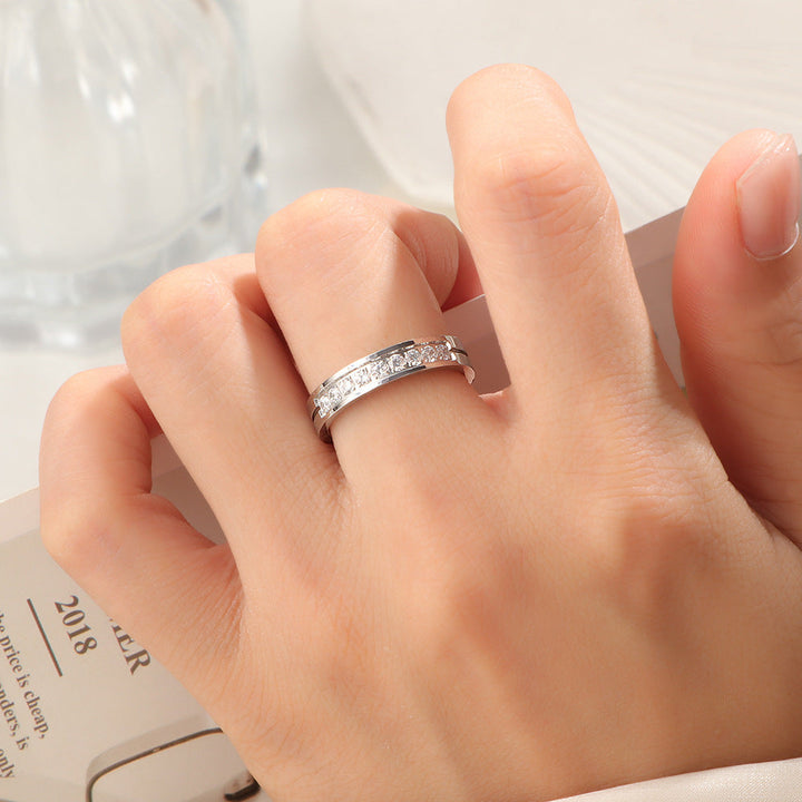 Women's Ring with elegant zirconia embellishment Nin Boutique