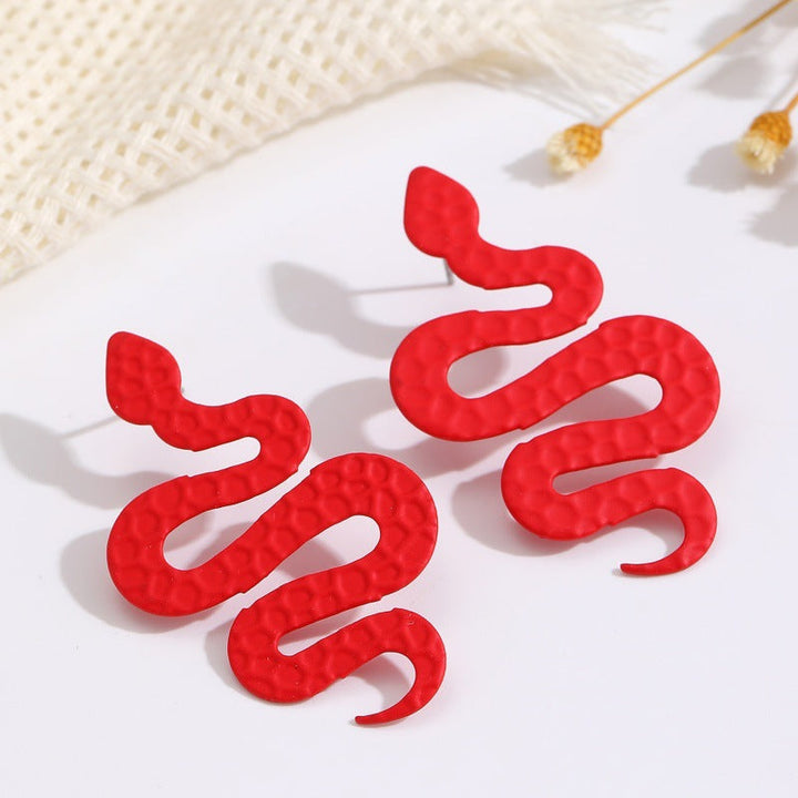 Ladies earrings in creative snake design Nin Boutique