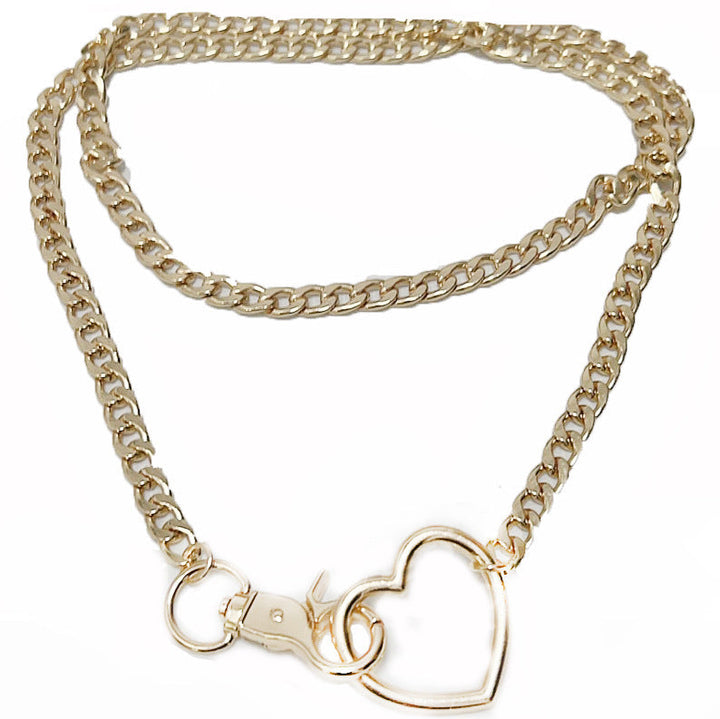 Ladies ankle bracelet with heart pendant and elegant chain design Nin Boutique
