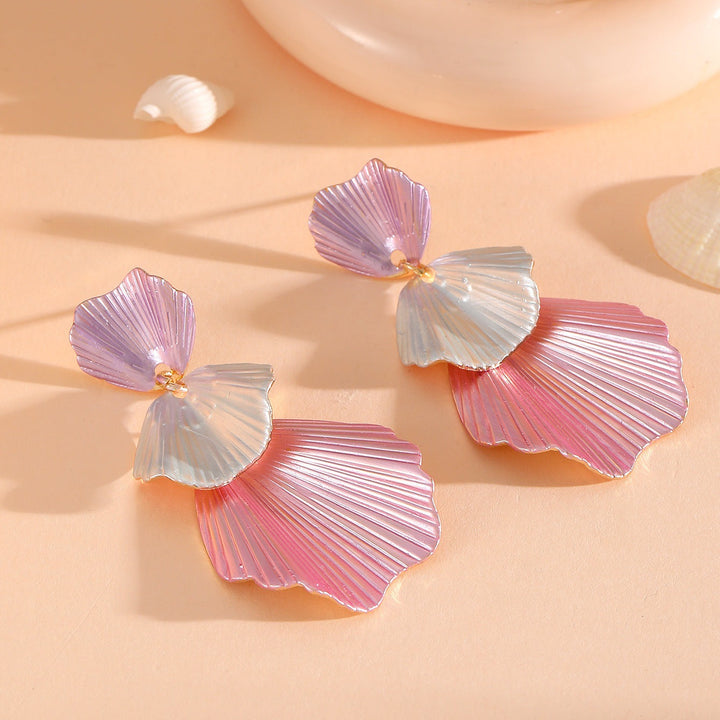 Women's earrings in ornate petal design Nin Boutique