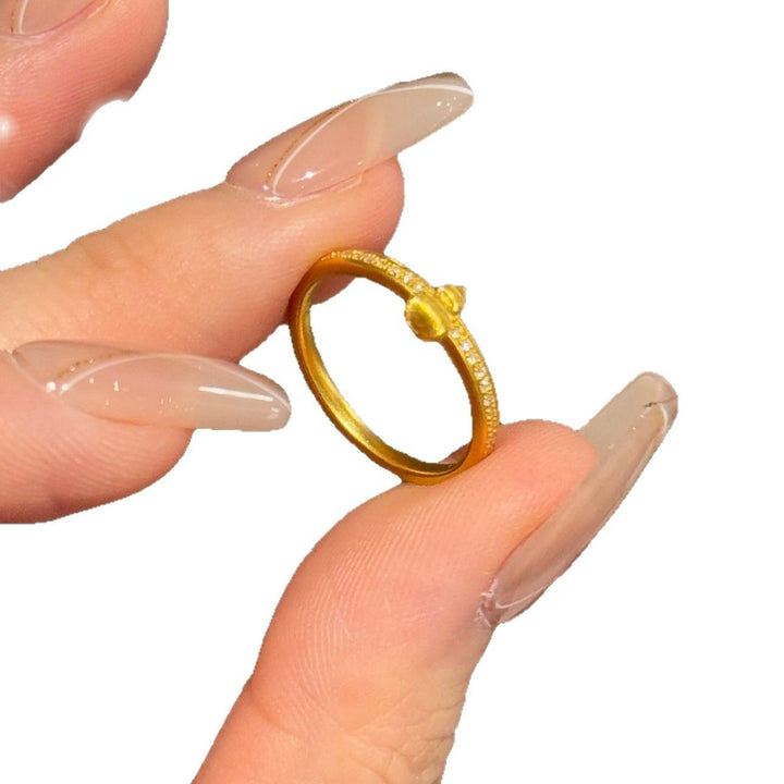 Ladies Open Ring with Elegant Detail Nin Boutique