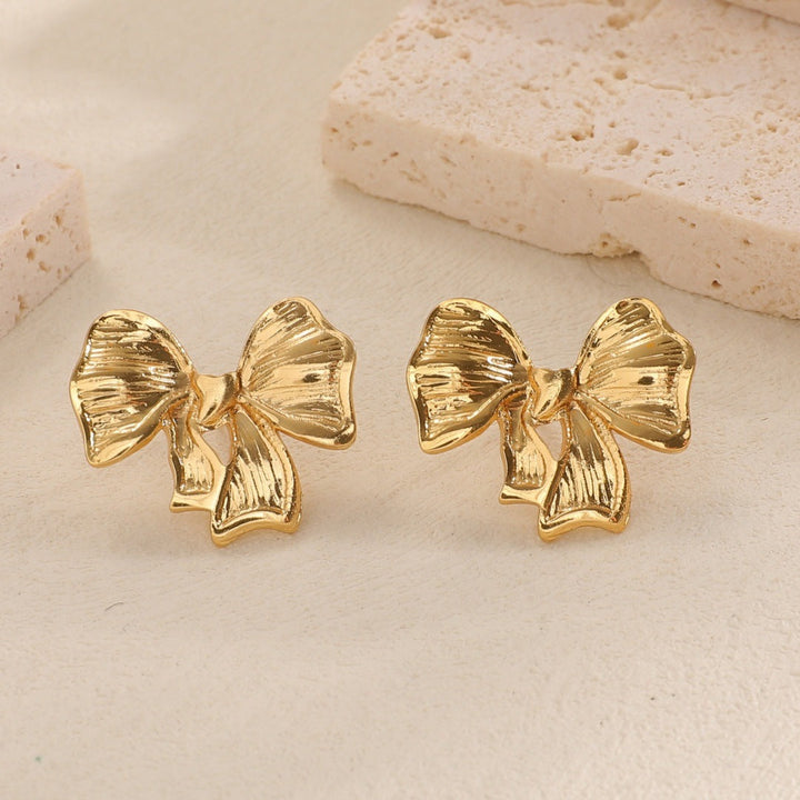 Women's earrings in elegant bow design Nin Boutique