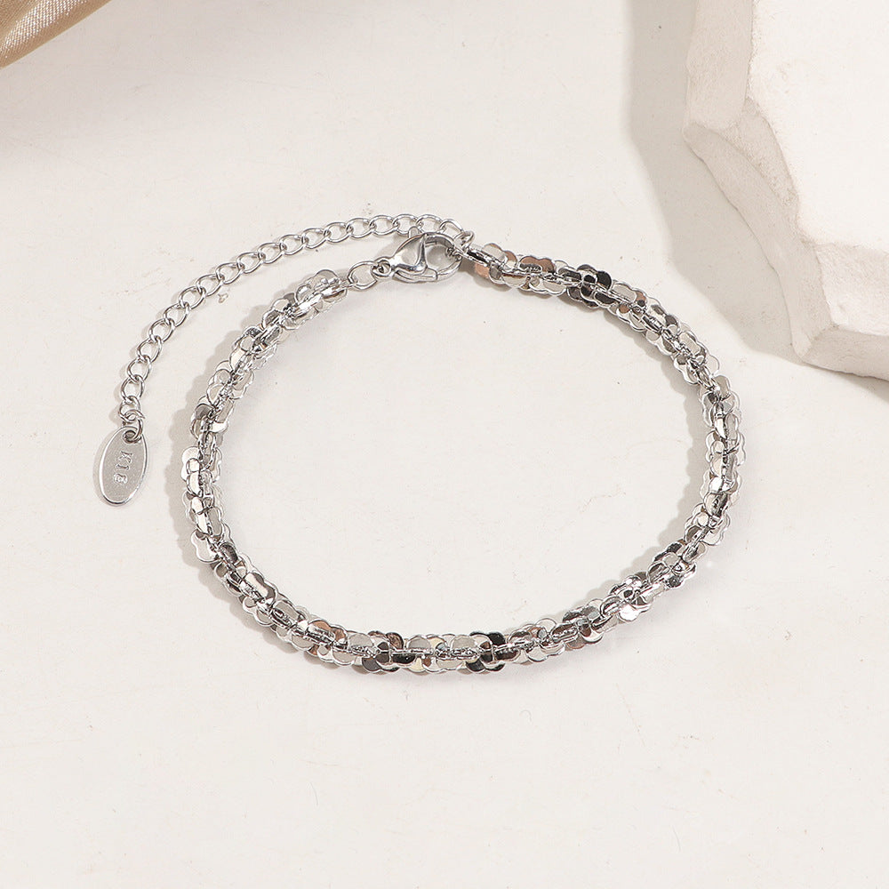 Women's Sparkling Chain Ankle Bracelet Nin Boutique