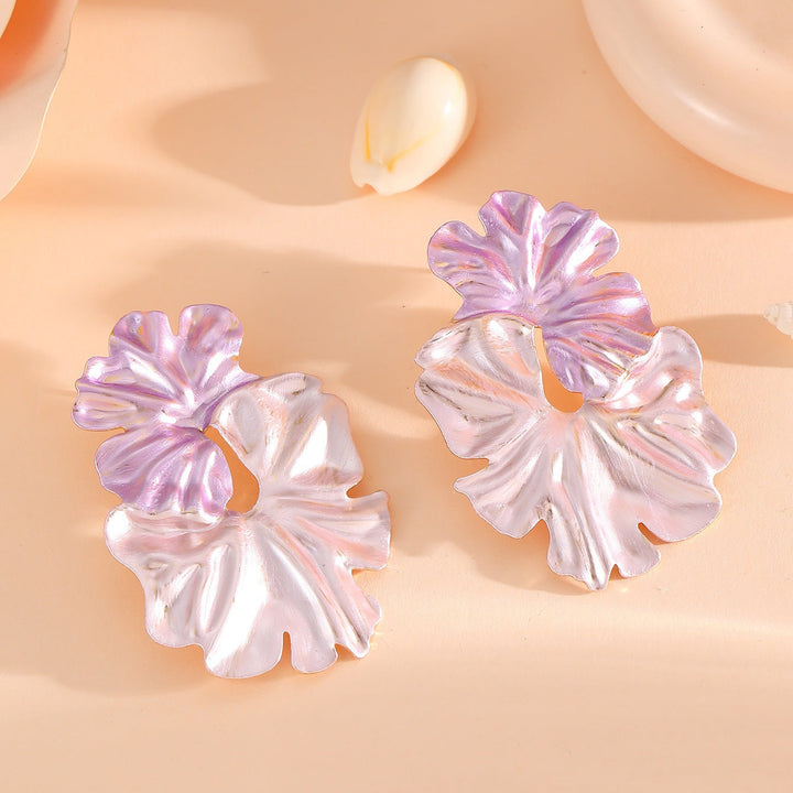 Women's earrings in floral-aesthetic design Nin Boutique