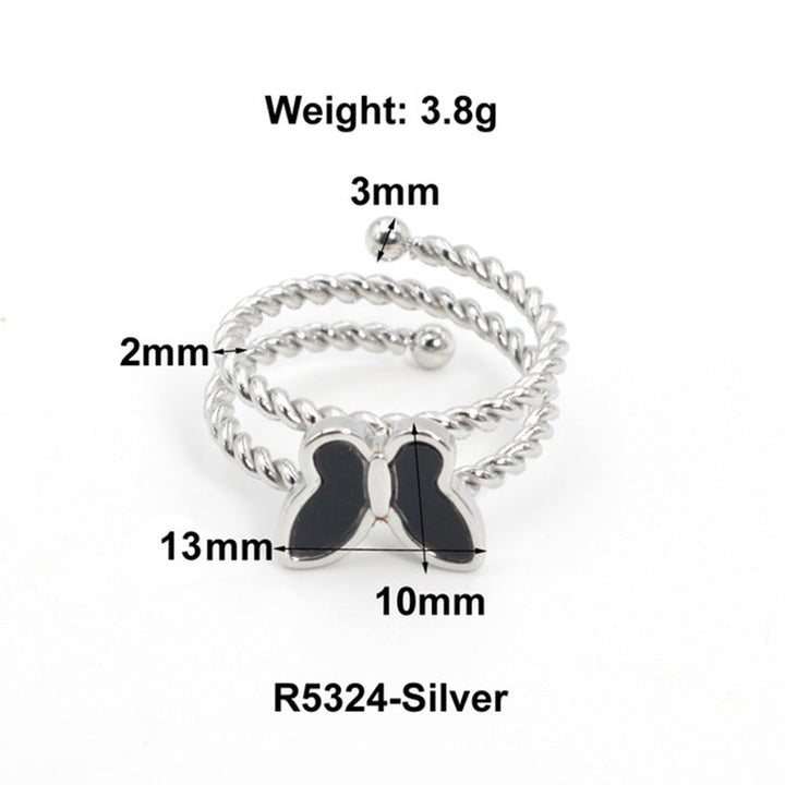 Ladies ring with delicate butterfly motif Nin Boutique