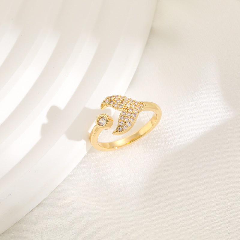Women's ring with sparkling zirconia Nin Boutique