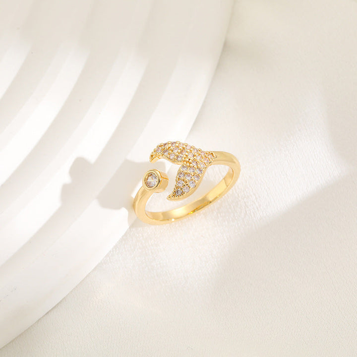 Women's ring with sparkling zirconia Nin Boutique