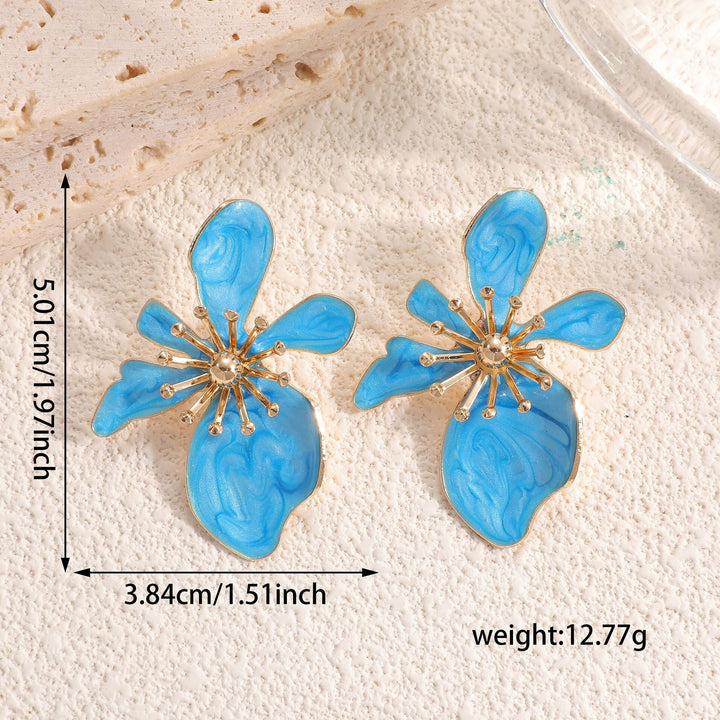 Ladies Earrings with intricate floral motif Nin Boutique