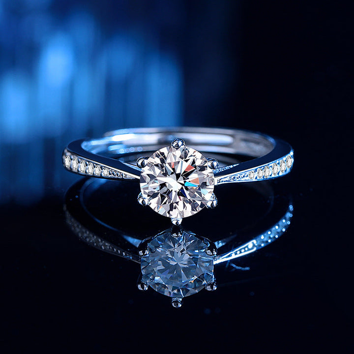 Women’s ring with sparkling crystal design and elegant backing Nin Boutique
