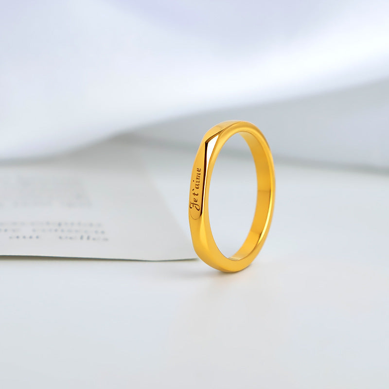 Ladies Ring with personalized engraving Nin Boutique