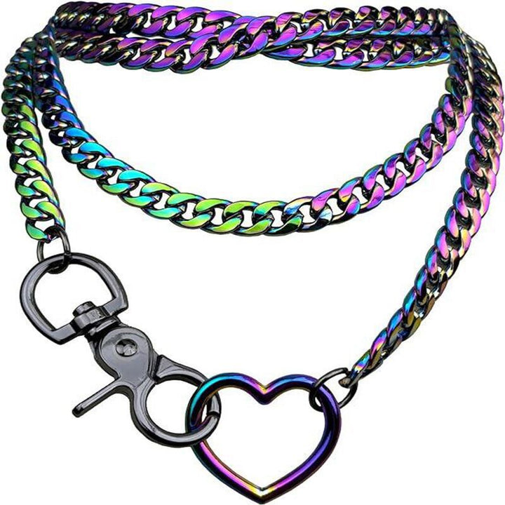Ladies ankle bracelet with heart pendant and elegant chain design Nin Boutique