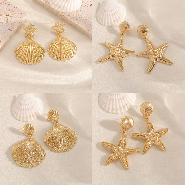 Women’s earrings in shell design Nin Boutique