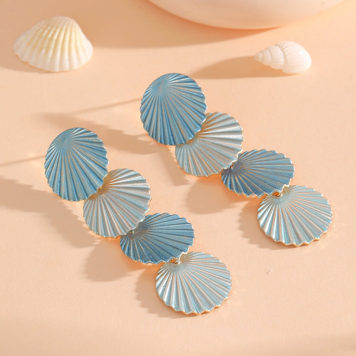 Women's earrings in nautical shell design Nin Boutique