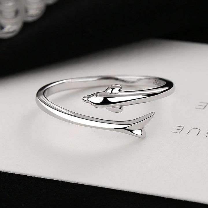 Women's Open Ring with Elegant Fox Design Nin Boutique